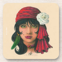 Gypsy II cork coasters
