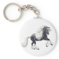 Gypsy Paint Horse Keychain