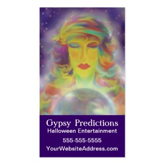 Gypsy Prediction Business Card Templates