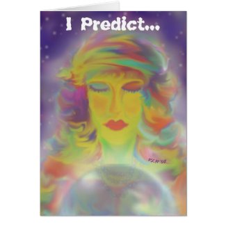 Gypsy Prediction Halloween Card