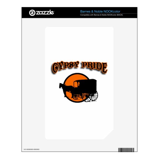 Gypsy Pride Traditional Caravan Decal For The NOOK Color
