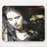 Gypsy Rhodes- goth girl mousemat mousepads