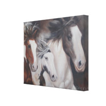 Gypsy Run Stretched Canvas Prints