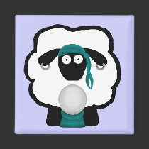 Gypsy Sheep Magnet magnets