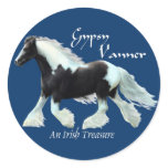 Gypsy Vanner, An Irish treasure stickers
