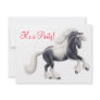 Gypsy Vanner Cob Horse Invitation