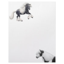 Gypsy Vanner Cob Horse Letterhead by twopurringcats Gypsy Vanner Cob Horse Letterhead