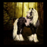 Gypsy Vanner -Gypsy Gold Art Print posters