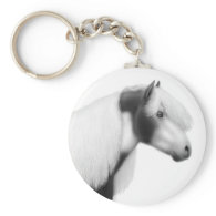 Gypsy Vanner Horse Keychain