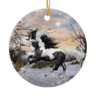 Gypsy Vanner Horse Ornament