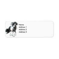 Gypsy Vanner...Prince, Address 3, Address 2, Ad... Return Address Labels