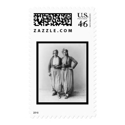 Gypsy Women in Palestine 1893 Stamps by lc_vintagephotos
