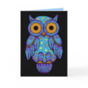H00t Owl Midnight Madness Blank Card