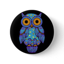 H00t Owl Midnight Madness Button