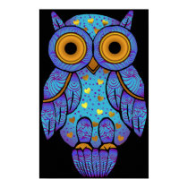 H00t Owl Midnight Madness Print