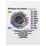 H1N1 Influenza Virus Deciphered (Health) flyers