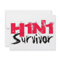 H1N1 Survivor Gear invitations