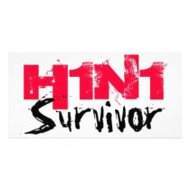 H1N1 Survivor Gear photo cards