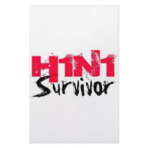 H1N1 Survivor Gear Personalized Stationery