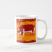 H1N1 Swine Flu Pig Coffee Mug