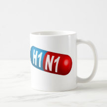 H1N1 Virus Pill Coffee Mug
