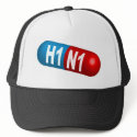 H1N1 Virus Pill Hat by FluFighters H1N1 Virus Pill Hat