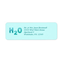H2O Address Labels