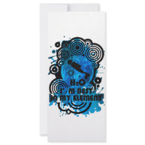 H2O_DIVER PERSONALIZED RACK CARD