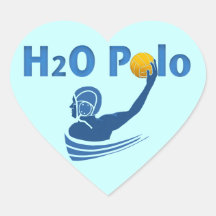 H2O Polo Heart Sticker