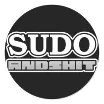 H4cked sudo sticker