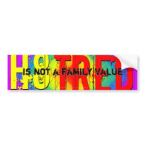 H8TRED BUMPER STICKER