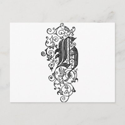 decorative letter h