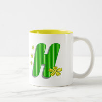 h green monogram mugs by DonnaGrayson h green monogram mugs