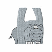 H-Hippo embroidered shirts by ZazzleEmbroidery H-Hippo embroidered shirts