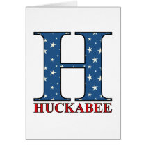 H Huckabee Stars Card