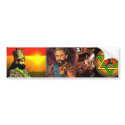 H.I.M HAILE SELASSIE Bumper Sticker bumper stickers