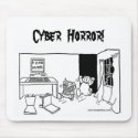 "H" IS FOR "HACKER" - CYBER HORROR! mousepads