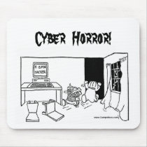 "H" IS FOR "HACKER" - CYBER HORROR! mousepads