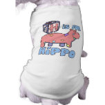 H is for Hippo Dog Shirt