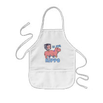 H is for Hippo Kids Apron
