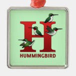 H is for Hummingbird Christmas Tree Ornaments
