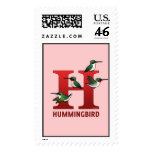 H is for Hummingbird Stamp