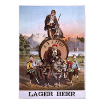 H & J Pfaff Lager beer posters