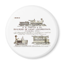 H K Porter & Company Railroad Locomotives magnets