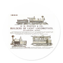 H K Porter & Company Railroad Locomotives stickers