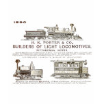 H K Porter & Company Railroad Locomotives