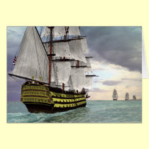 H M S Victory cards