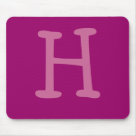 standard_mousepad - "H" monogram mousepad