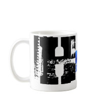 H - monogram mugs
