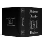 H Monogram Recipe Book binders